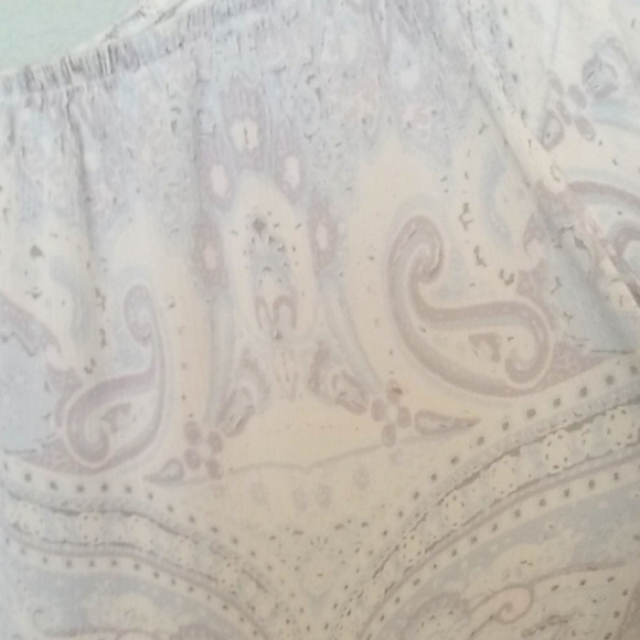 Lovesick Gauze Summer Soft Girl paisley cold shoulder tunic top size 2X - Picture 5 of 7